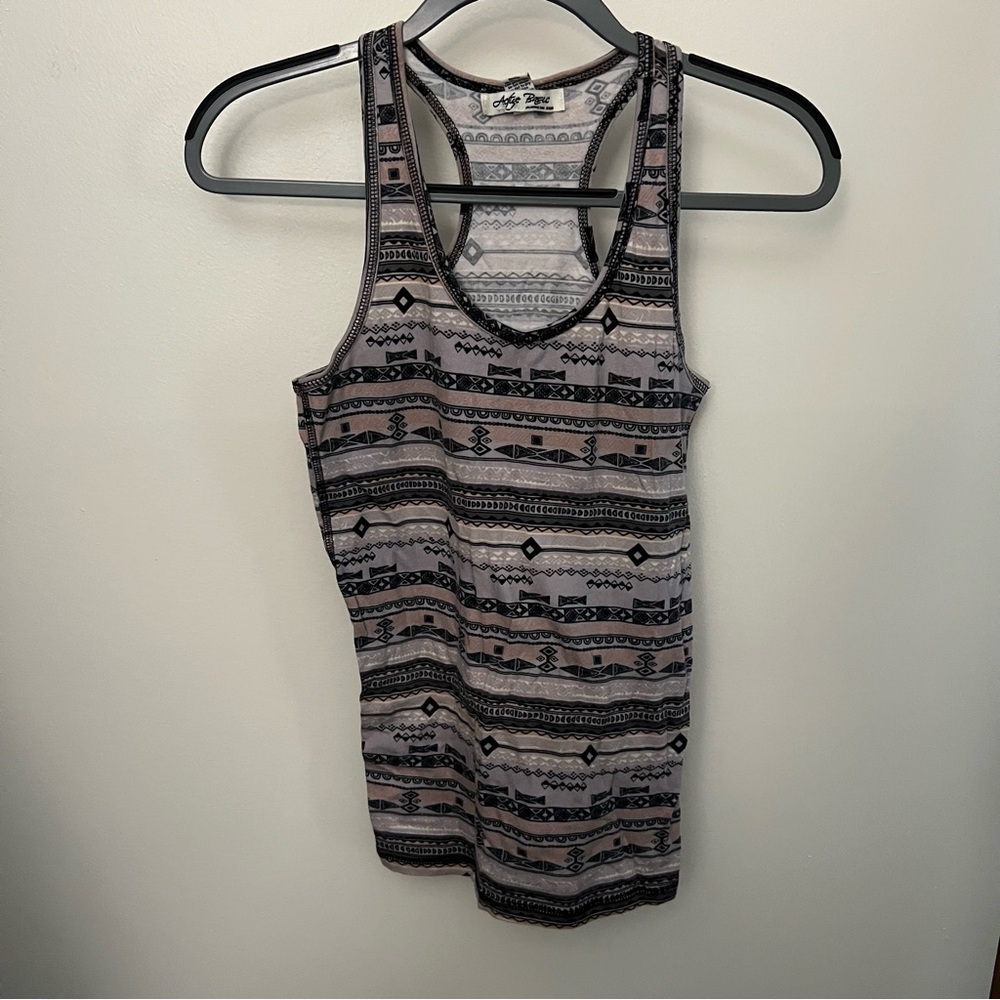 Large Aztec Print Tank Top